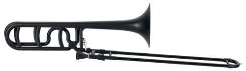 Classic Cantabile MardiBrass trombone ténor Sib/F en plastique noir mat