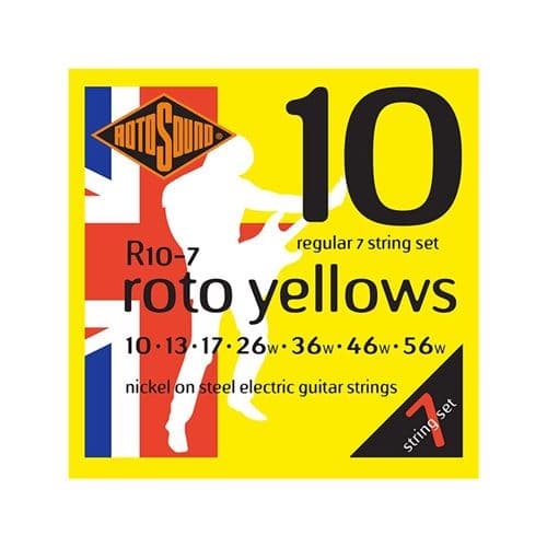 Rotosound R10-7 Roto Yellows 10-56