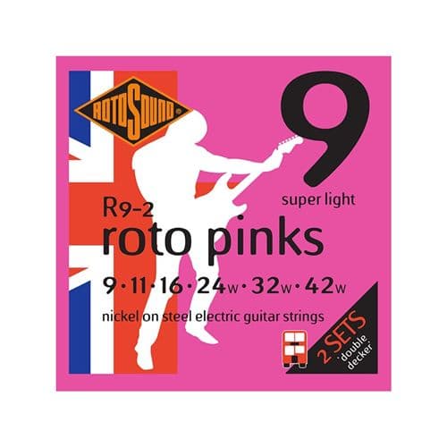 Rotosound R9-2 Roto Pinks Double Decker 9-42