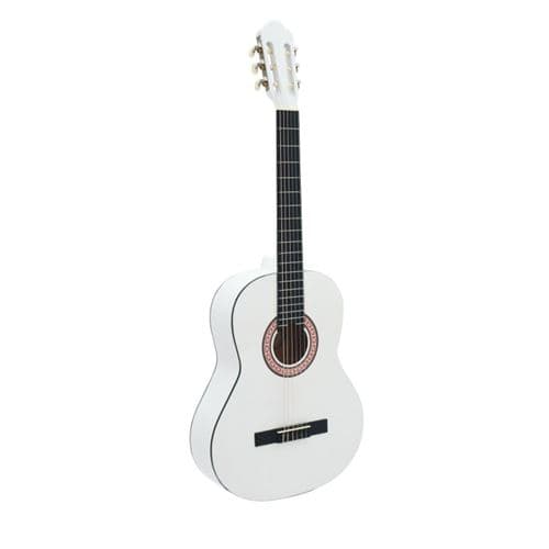 DIMAVERY Ac-303 guitare classique, blanc