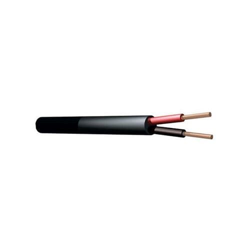 Power Dynamics PD Connex RX12 Haut-Parleur 2x 1,5mm² Bobine de 100 Mètres Noir