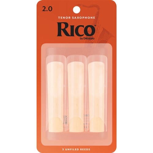 Ricoh D Addario RKA0320 Anches saxophone ténor, force 2.0, boîte de 3