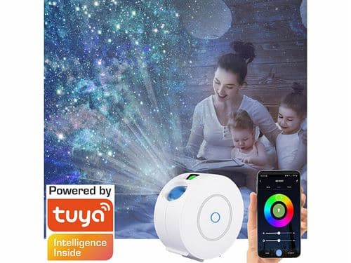 Lunartec : Projecteur laser ciel étoilé connecté à LED RVB