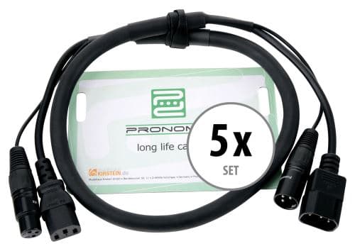 Pronomic Stage IECD-1 DMX câble hybride C/DMX
