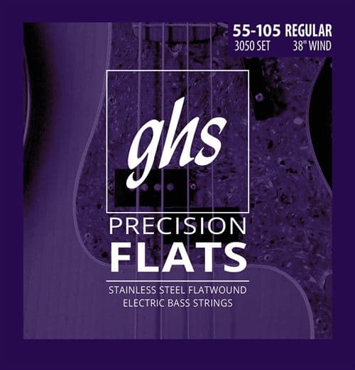 Ghs Precision Flats Regular 55-105 Cordes guitares basses 4