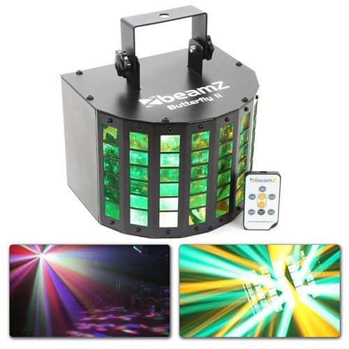 BEAMZ derby Butterfly II à LEDs, shows préprogrammés, jeu de Lumières LED avec télécommande
