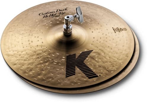 Zildjian K0943 Charleston K-Custom 14'' Dark Hi Hats Charlestons Hi Hat