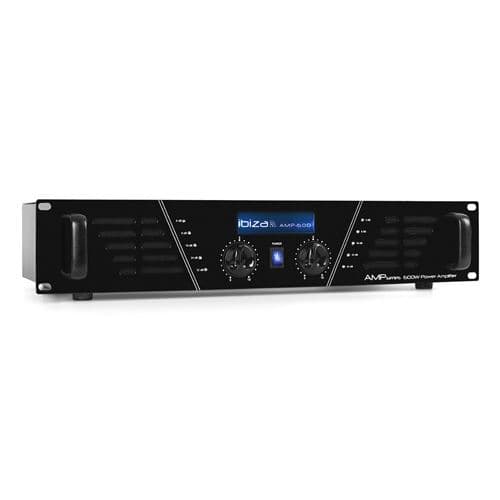 Ibiza Sound Amplificateur de sonorisation AMP600 Noir