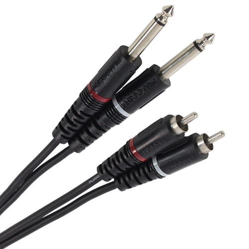 Plugger Bretelle RCA Jack Mâle Mono 6m Easy Câble