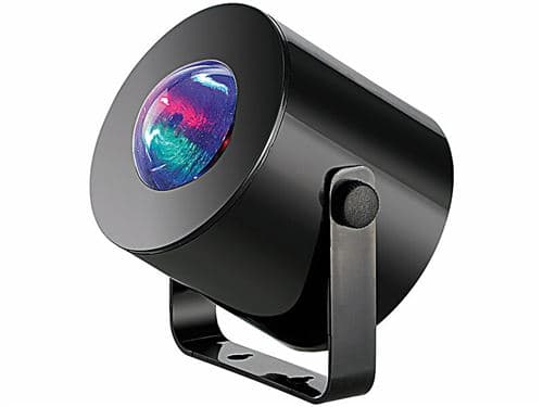 Lunartec : 2 mini lumières disco mobiles à LED