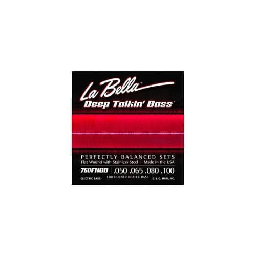 La Bella Labella 760FHBB Beatle Bass 50-100 Jeux de cordes basse filet plat