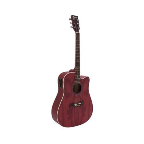 DIMAVERY Jk-510 guitare western, pan coupé, grainé