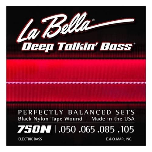 La Bella 750N Black Nylon Deep Talking Bass 50-105