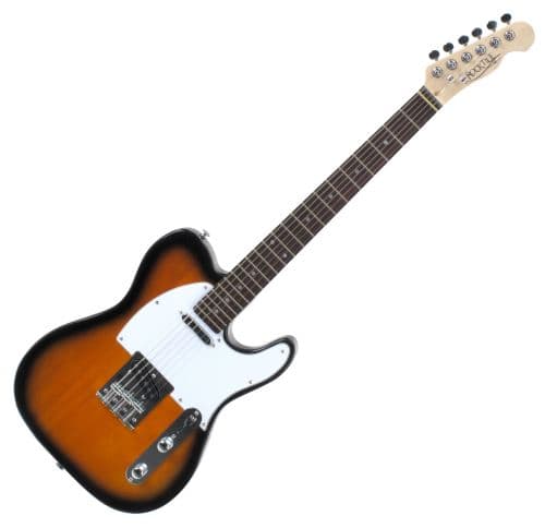 Rocktile Pro TL100-SB Guitare Électrique, 2 Tone Sunburst