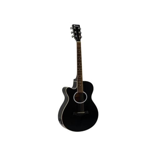 DIMAVERY Aw-400 guitare western gauche, noir