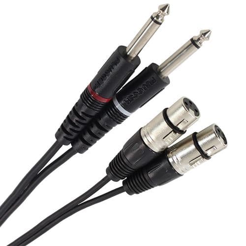 Plugger Bretelle XLR Femelle 3b Jack Mâle Mono 0.60m Easy
