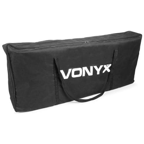 Vonyx DB10B Meuble DJ, 46 x 103 x 16 cm Noir