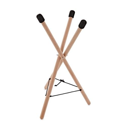Gear4Music Life Support en Bois pour Handpan et Tonge Drums, Moyen
