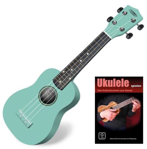 Classic Cantabile Soprano US-100 TQ Ukulélé turquoise