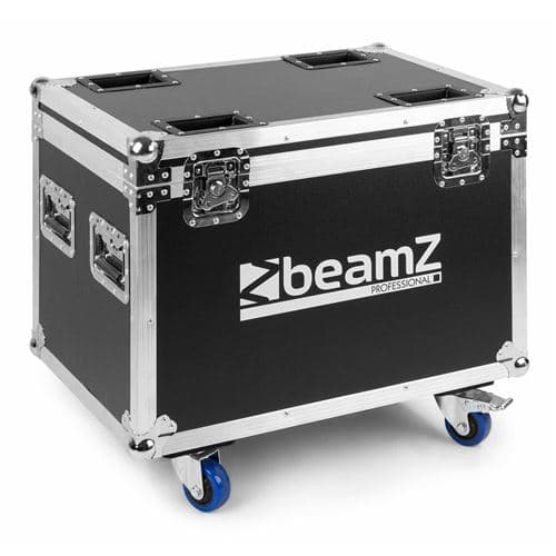 BEAMZ FL7 Flightcase pour 2 StarColor720 Flightcase sur roulettes, avec poignées, finitions solides