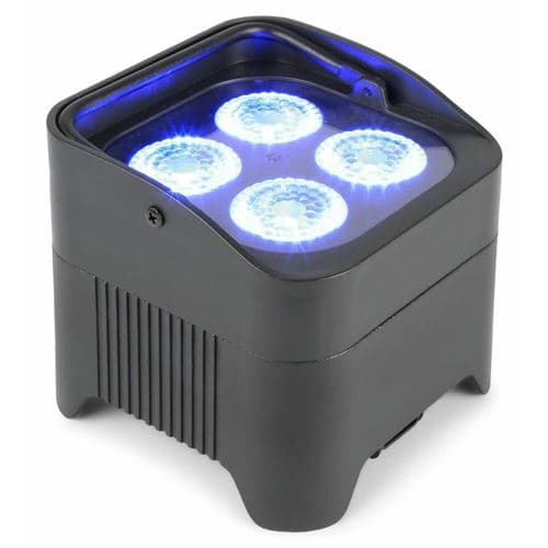 BEAMZ BBP94 Uplight PAR Projetctezr Jeu de lumière LED UV RVBAB fonctionne sur batterie