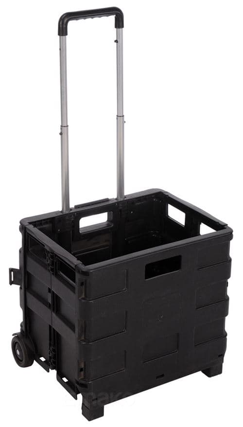 Aucune Chariot de courses pliable, chariot pliable de 30l