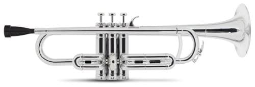 Classic Cantabile MardiBrass trompette Sib en plastique argentée