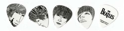 Planet Waves D Addario And Co Beatles Guitar Picks Revolver 10 Pack Heavy Médiators