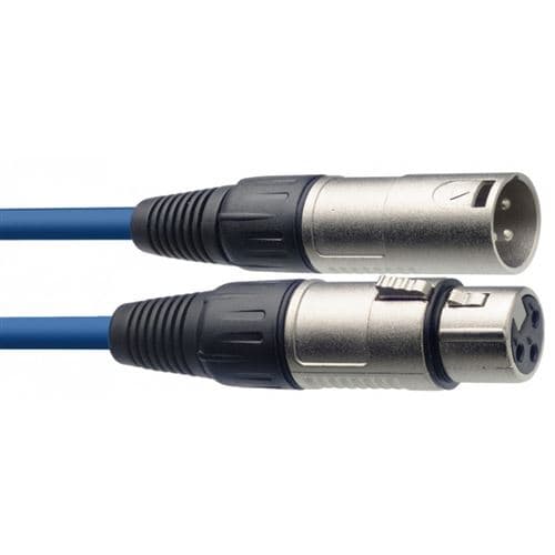 Stagg SMC10 CBL XLR/XLR (m/f), 10 m, bleu