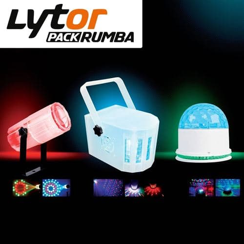 Lytor Jeux de lumière Derby Moon Flower LED RUMBA