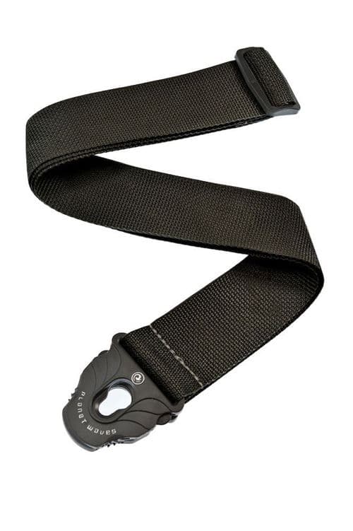 Planet Waves D Addario And Co Lock Guitar Strap Polypropylene Black