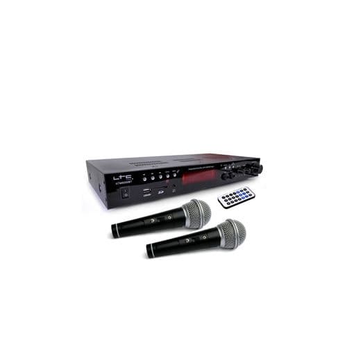 LTC Audio ltc atm6000bt stéréo hifi 100w usb/sd/mp3/bluetooth & karaoké avec 2 micros filaires