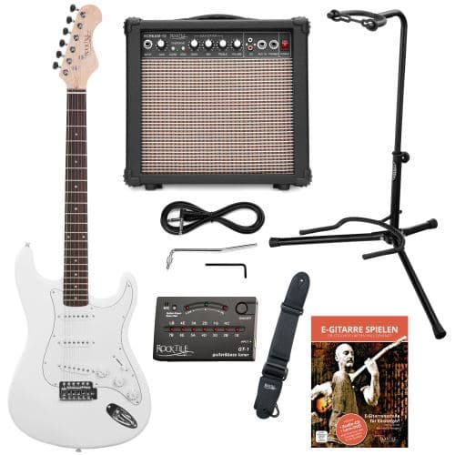 Rocktile Sphere Set de Guitare Classique blanc