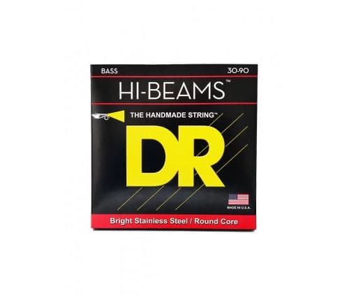 Dr XLR-30 Hi-Beam Stainless Steel, jeu guitare basse, Super Light 30-90