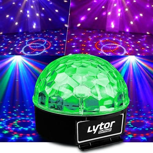 Lytor Boule ASTRO 6 LED RVB Sixmagic