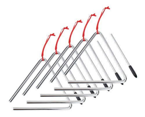 XDrum triangle avec maillet 5x Set