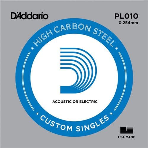 Daddario D addario PL010 au détail 010 guitare électrique Acier plein