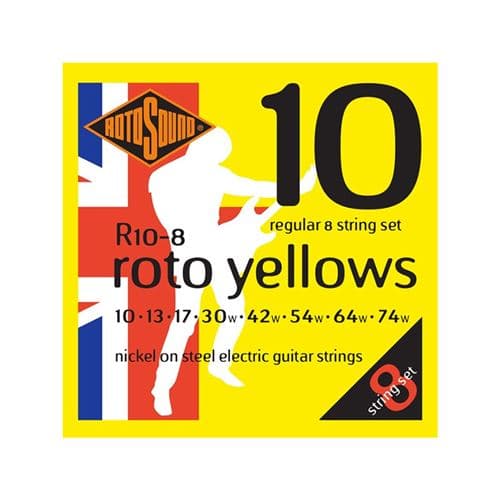 Rotosound R10-8 Roto Yellows 10-74