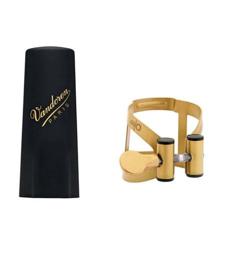 Vandoren Ligature M/o Alto Vieil Or Couvre-bec Plastique Ligatures saxophone alto