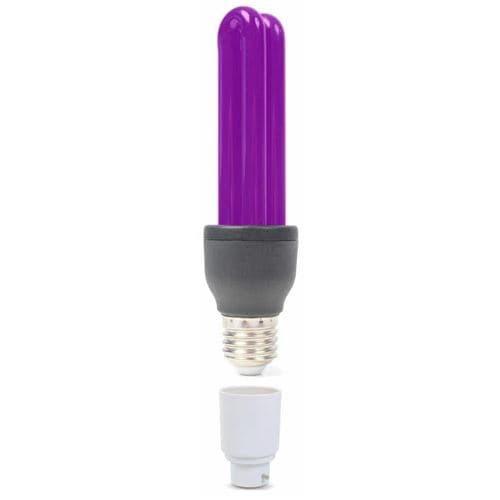 BEAMZ BUV27B UV avec adaptateur, lampe 25W E27