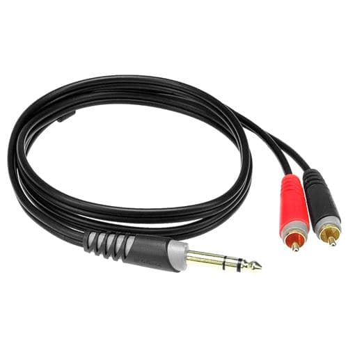 KLOTZ TRS / 2x RCA mâles, 1m Câbles En Y