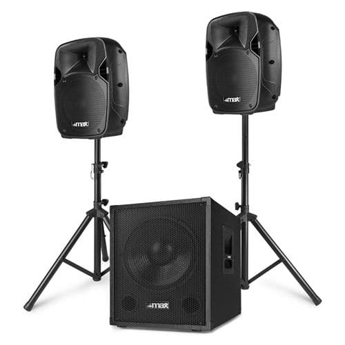 Vonyx Mx700 Système Triphonique Actif 2.1, Subwoofer Et