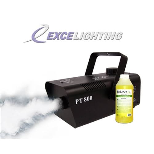 EXCELIGHTING débit de 800W, + 2 télécommandes 1L de liquide