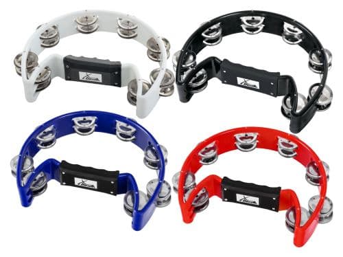 XDrum TM-1 Hand tambourine set multicouleur ensemble de 4