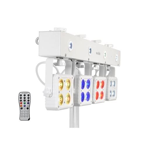 Eurolite kls-180 jeu d'éclairage compact blanc