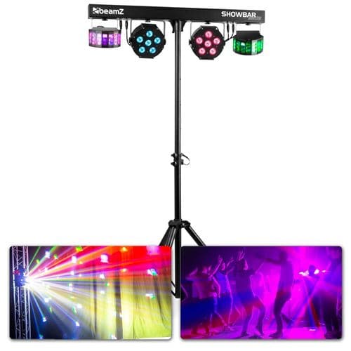 BEAMZ SB02 showbar 2x Derby et 2x Par