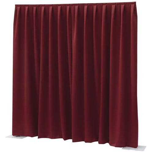 Showtec P&D Curtain Dimout 300x300 Pipe & Drape rideau plissé rouge