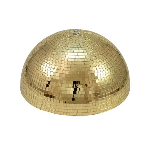 Eurolite Demi boule à facettes 50cm or motorisé