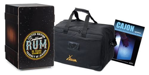 XDrum Design Series Cajon Rum Set incluant sac + apprentissage
