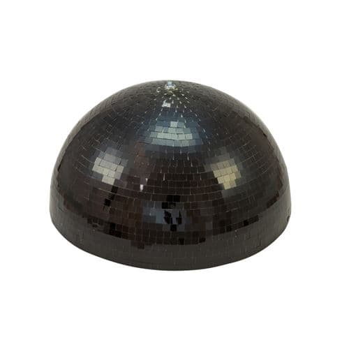 Eurolite Demi boule à facettes 50cm noir motorisé